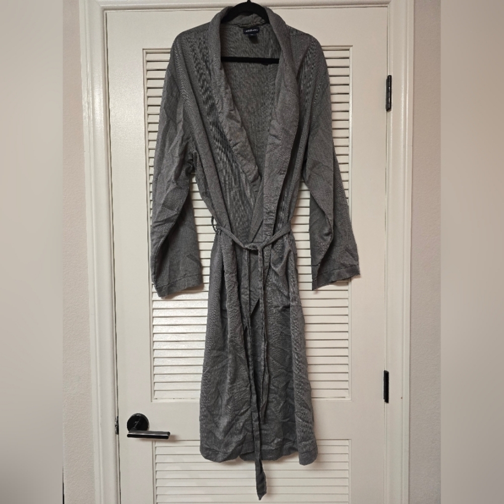 Croft & Barrow - Grey Lightweight Luxury Robe With Pockets